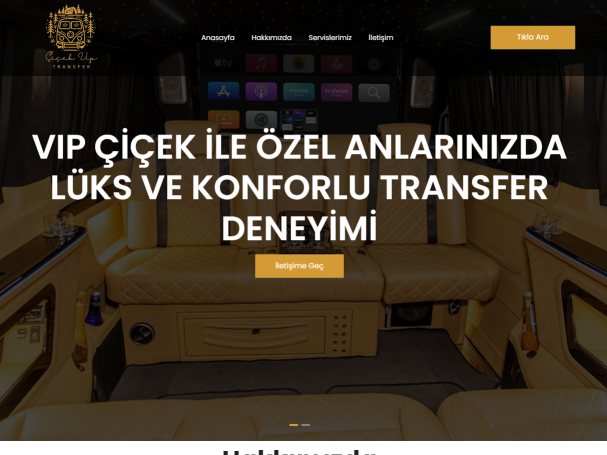 vip transfer site tasarımı